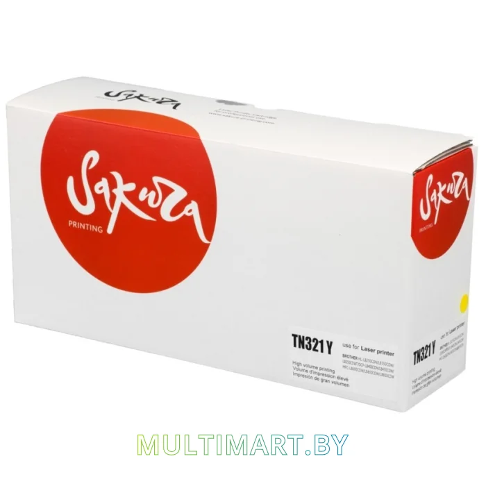 Картридж Sakura Printing SAKMTN-321Y